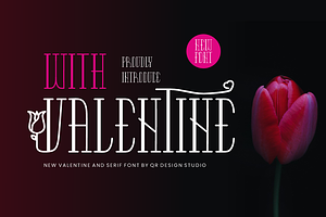 With Valentine Font, a Serif Font by QR Design Studio