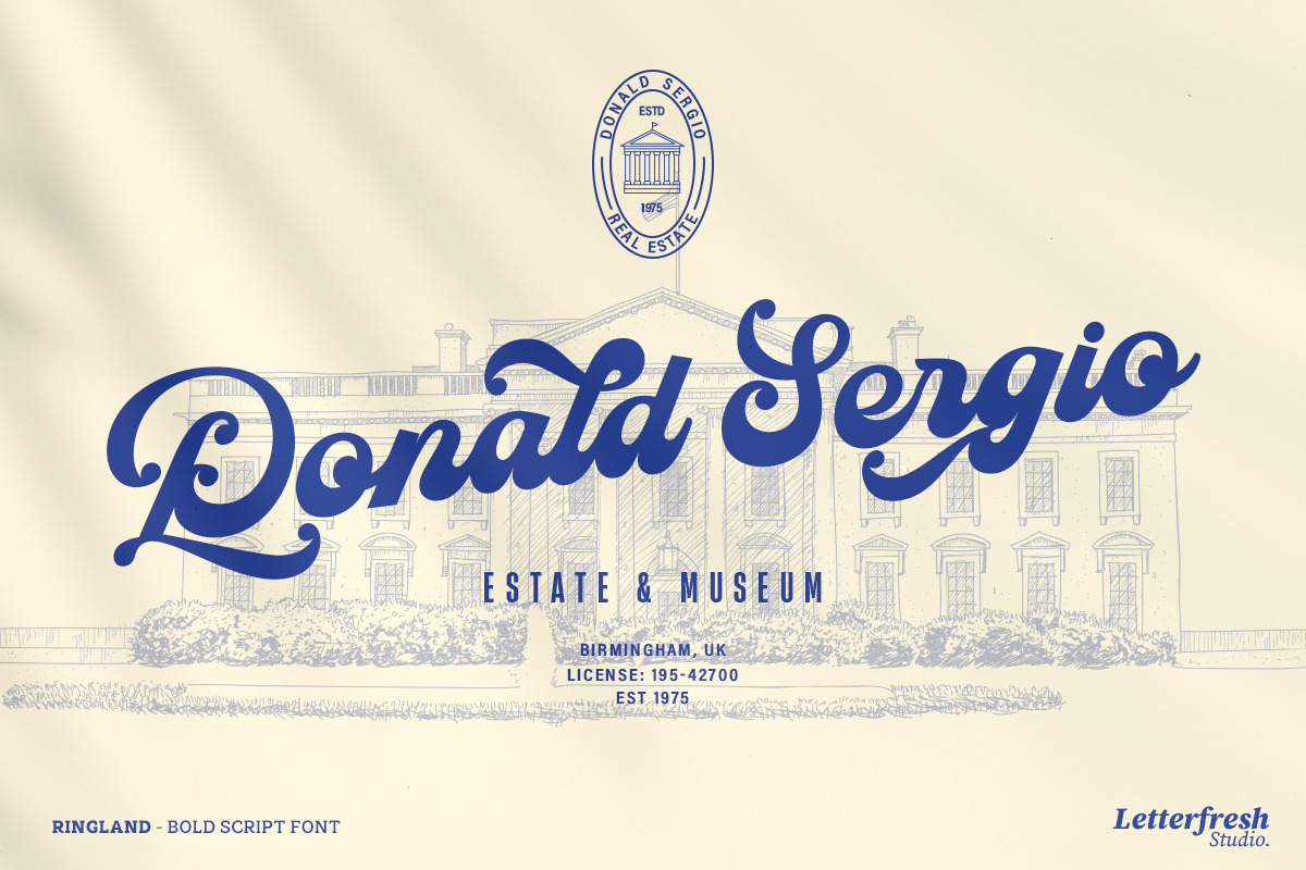 Ringland Script Font, a Script Font by Letter Fresh (Photo 5 of 10)