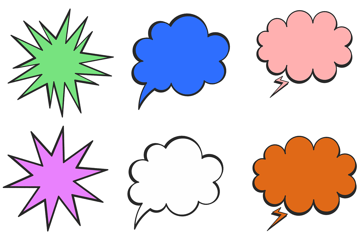 40 POP UP BUBBLES PNG BUNDLE, a Decorative Illustration by ClipArtTime (Photo 3 of 3)