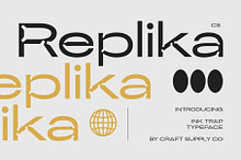 CS Replika – Inktrap Font