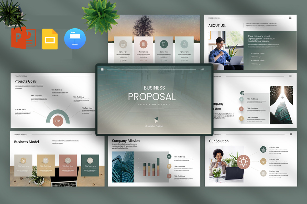 Business Proposal Template, a Presentation Template by Pradaxa (Photo 1 of 8)