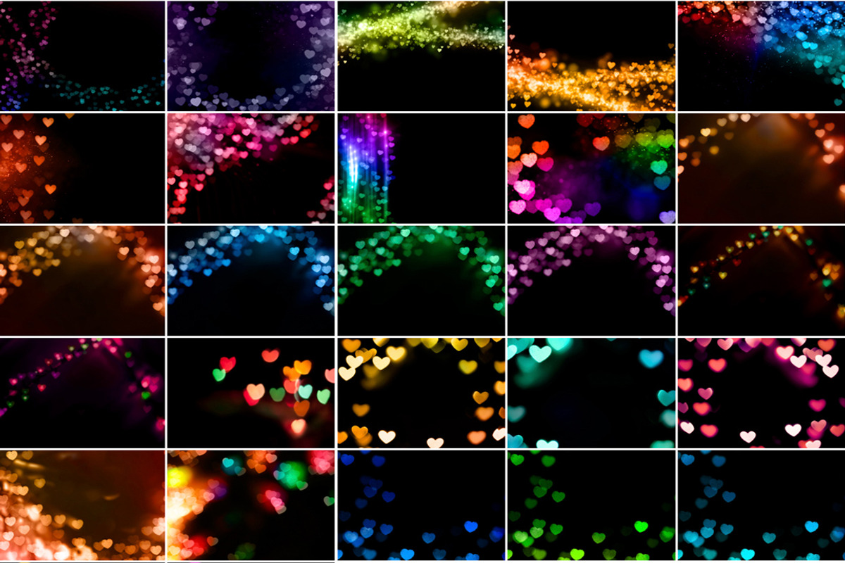 Romantic Heart Bokeh Photo Overlays, an Action Add-On by PhotoSpirit (Photo 13 of 13)