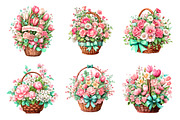 Happy Mothers Day Floral clipart, an Illustration by GatewayDesign (Thumbnail 5 of 5)