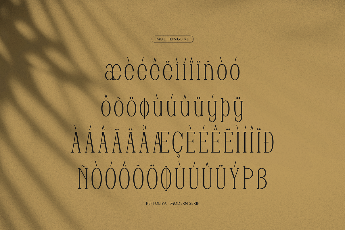 Reftoliya | Modern Serif Font, a Serif Font by gracetype_studio (Photo 12 of 12)