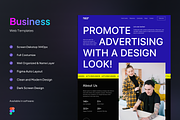 Master Piece - Business Landing Page, a Landing Page Template by SundayWorkTeam (Thumbnail 1 of 3)