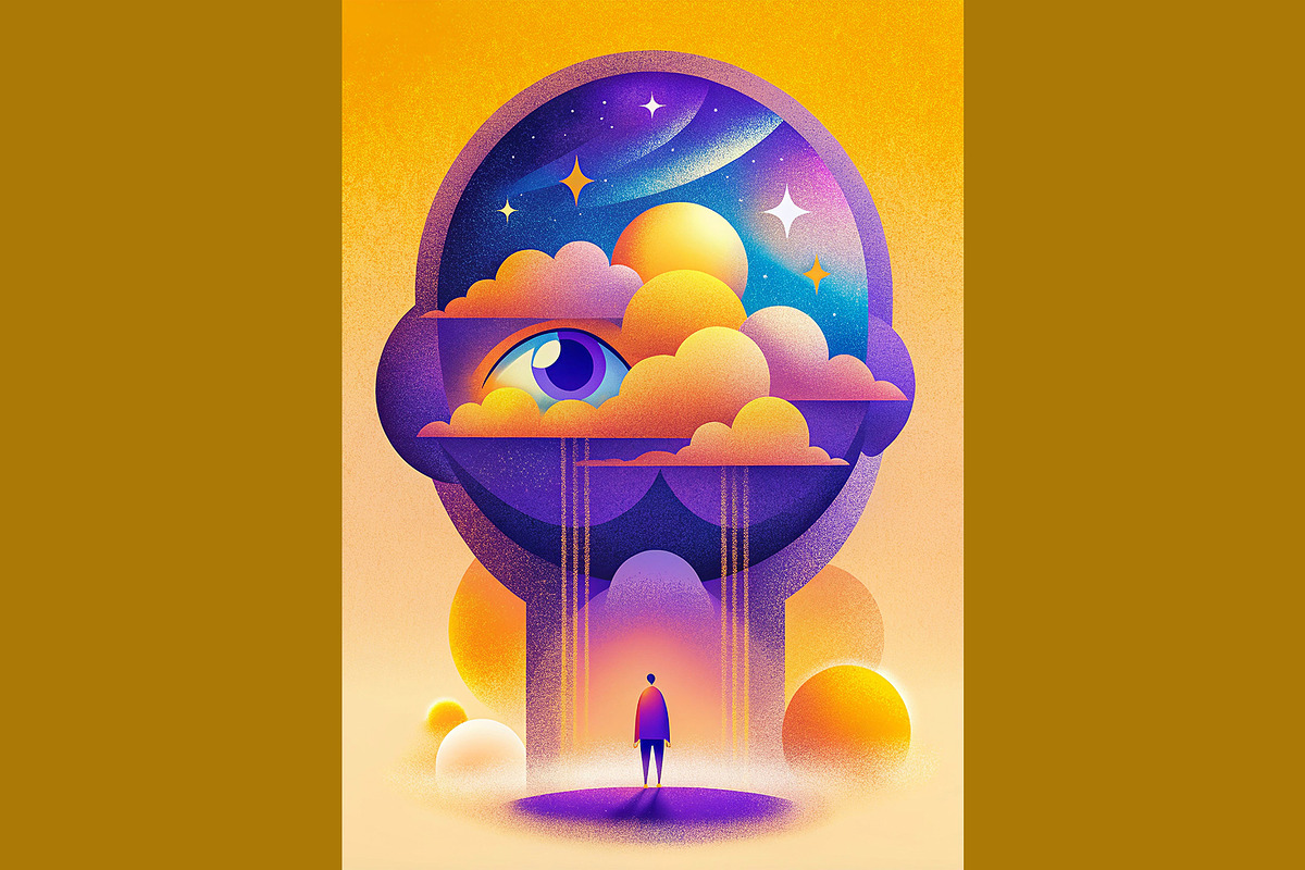 Cosmic Surreal Art Bundle, a Decorative Illustration by StockVerse Creative (Photo 3 of 4)