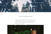 Sumava: Minimalist Website Template, a HTML Template by Devero (Thumbnail 2 of 6)