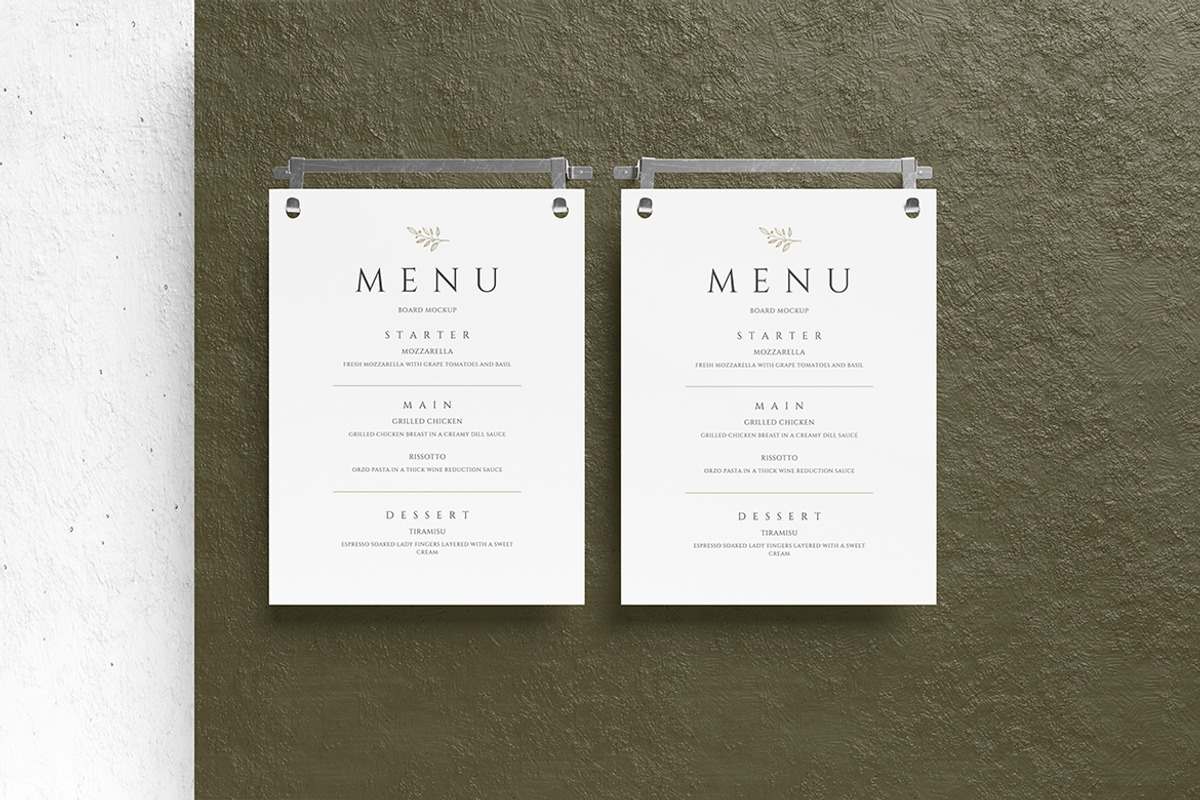 High Quality Menu Board Mockup, an Advertising Mockup by swsi-studio (Photo 5 of 5)