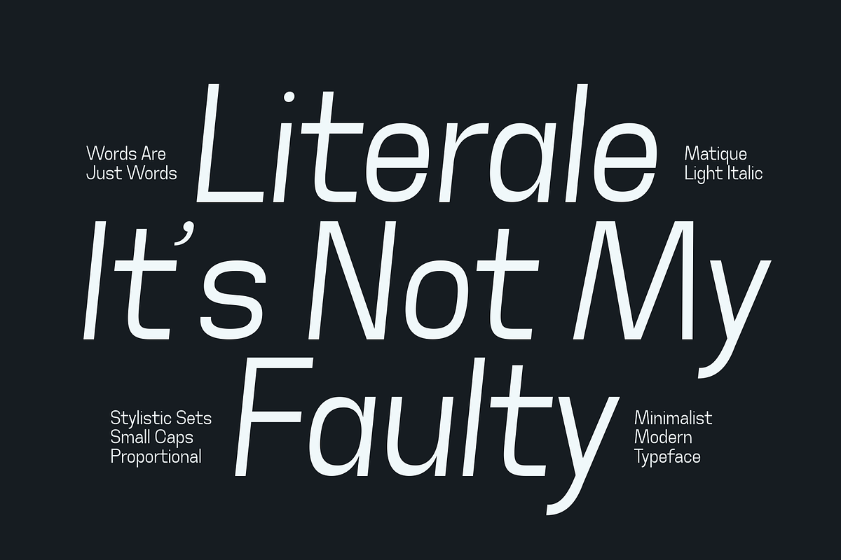 Matique - Family Sans Serif, a Sans Serif Font by Marvadesign (Photo 3 of 10)