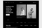 Fashion Website Free UI Kit, an UI Kit Template by DjectStudio (Thumbnail 2 of 7)