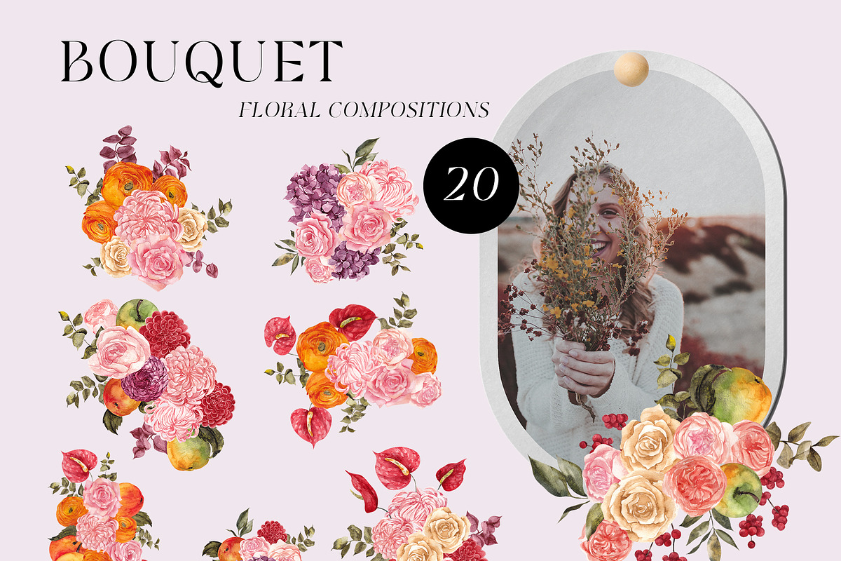 Blush Scarlet. Fall Graphic., an Object Illustration by ma_i_vi (Photo 3 of 11)