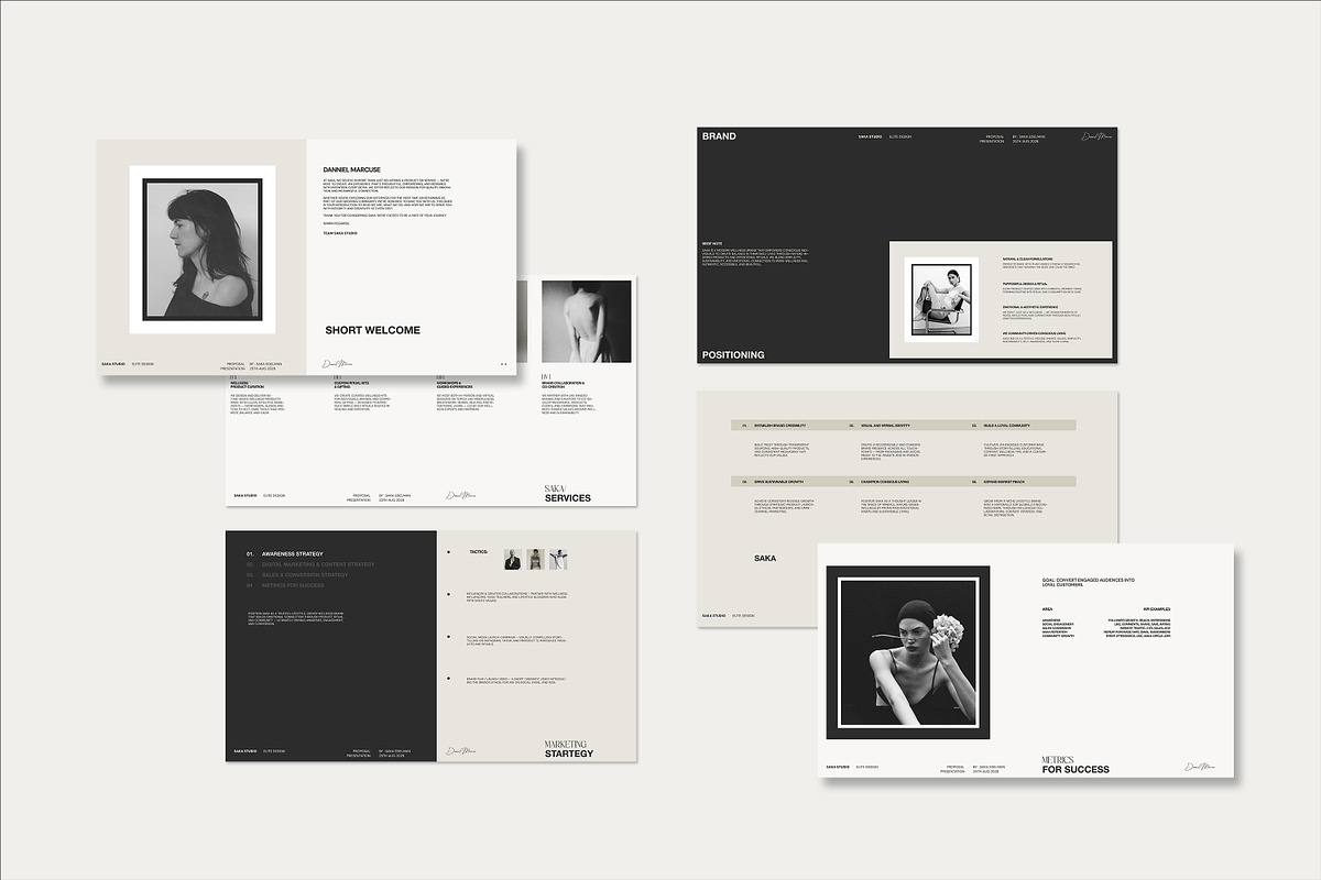 SAKA | Brand Proposal Template, a Presentation Template by Graphpexel (Photo 9 of 10)