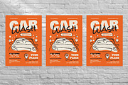 Bold Hand Drawn Car Wash Flyer Set, a Flyer Template by Aiyari Graphic (Thumbnail 3 of 3)