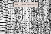 Hand Drawn Patterns in Black & Color, a Pattern Graphic by Point and Poem (Thumbnail 2 of 7)