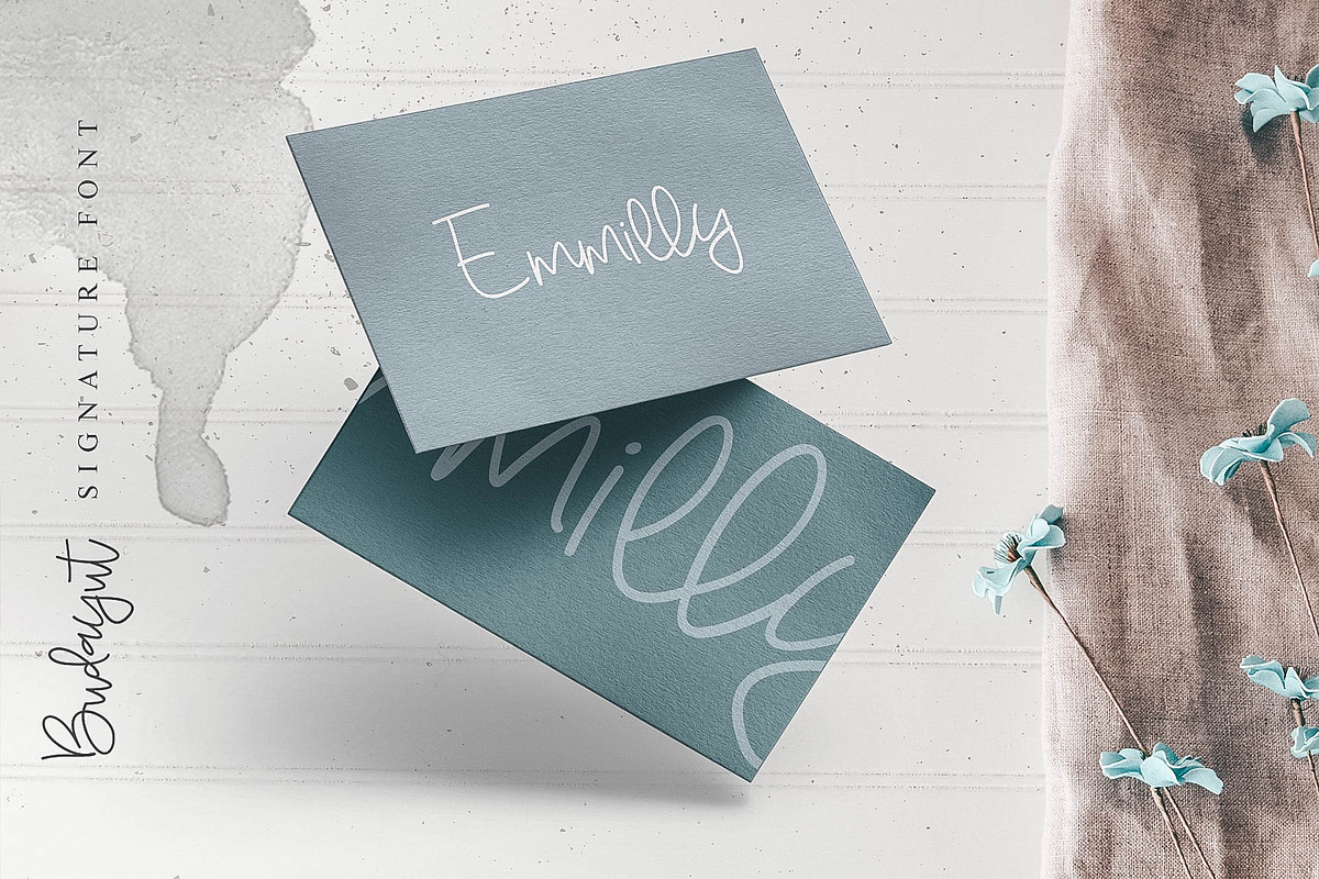 Budayut Signature Font preview 4