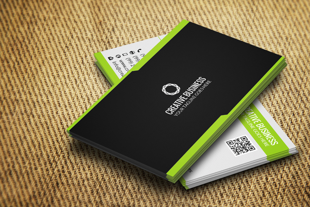 Clean Business Card CM070, a Business Card Template by annozio (Photo 2 of 4)
