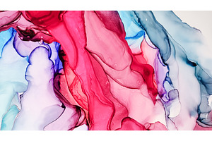 Alcohol ink. Contemporary Landscape, a Holiday Photo by Holo Art