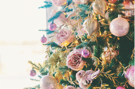 Beautiful Christmas tree, New Year, a Holiday Photo by yanadjana