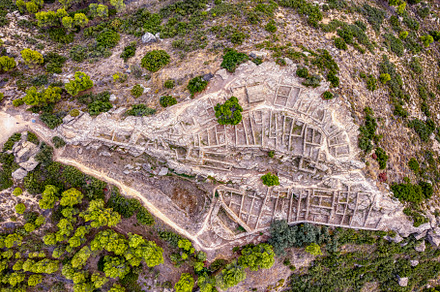 Iberian settlement of San Antonio, from the 5th century BC. Calaceite, Teruel,, an Architecture Photo by CreativePhotoSpain