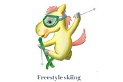 Olympic Games, animal sportsmen, an Animal Illustration by fiolika (Thumbnail 6 of 14)