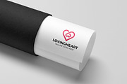Loving Heart Logo Template, a Branding & Logo Template by Logo Lab (Thumbnail 2 of 4)