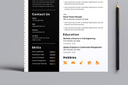 Resume Template, a Resume Template by MightyDesign (Thumbnail 3 of 8)