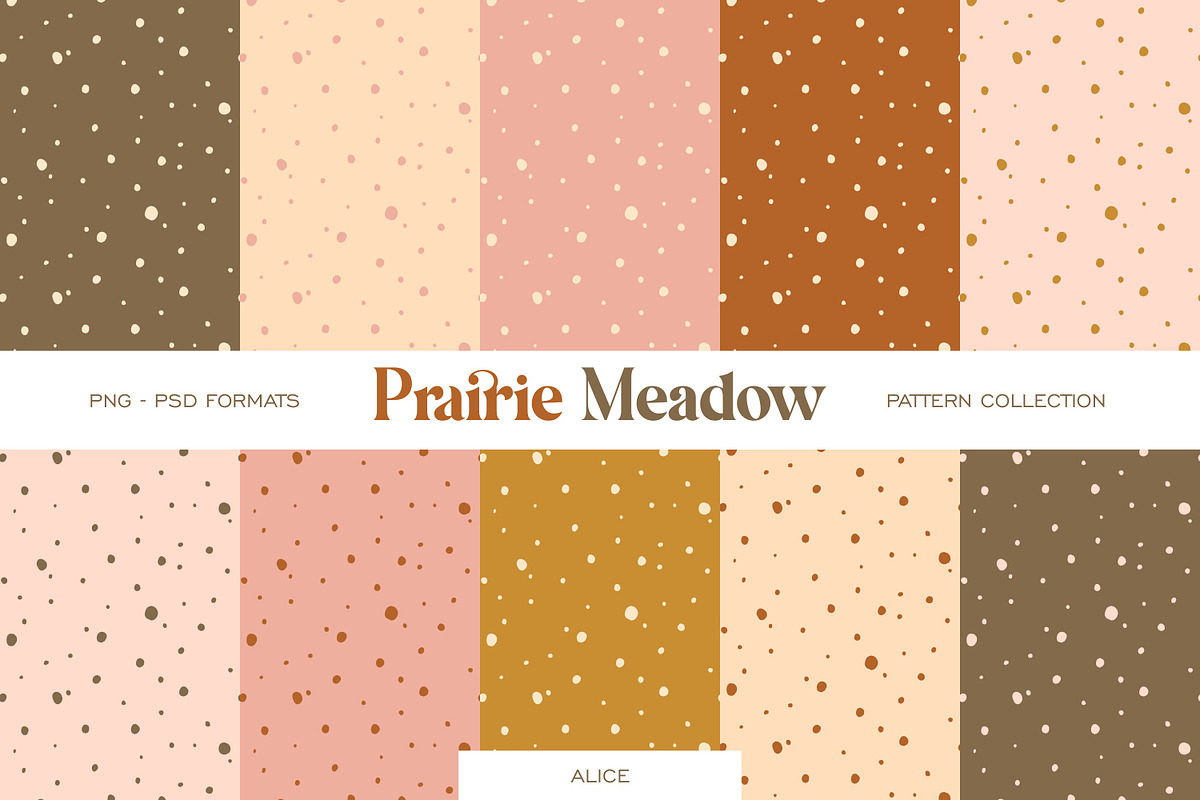 Prairie Meadow Cottagecore Patterns, a Pattern Graphic by Eclectic Anthology (Photo 12 of 13)
