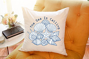 Summer Beach Seashell Doodle PNG, an Illustration by Sublimation Artist (Thumbnail 9 of 9)