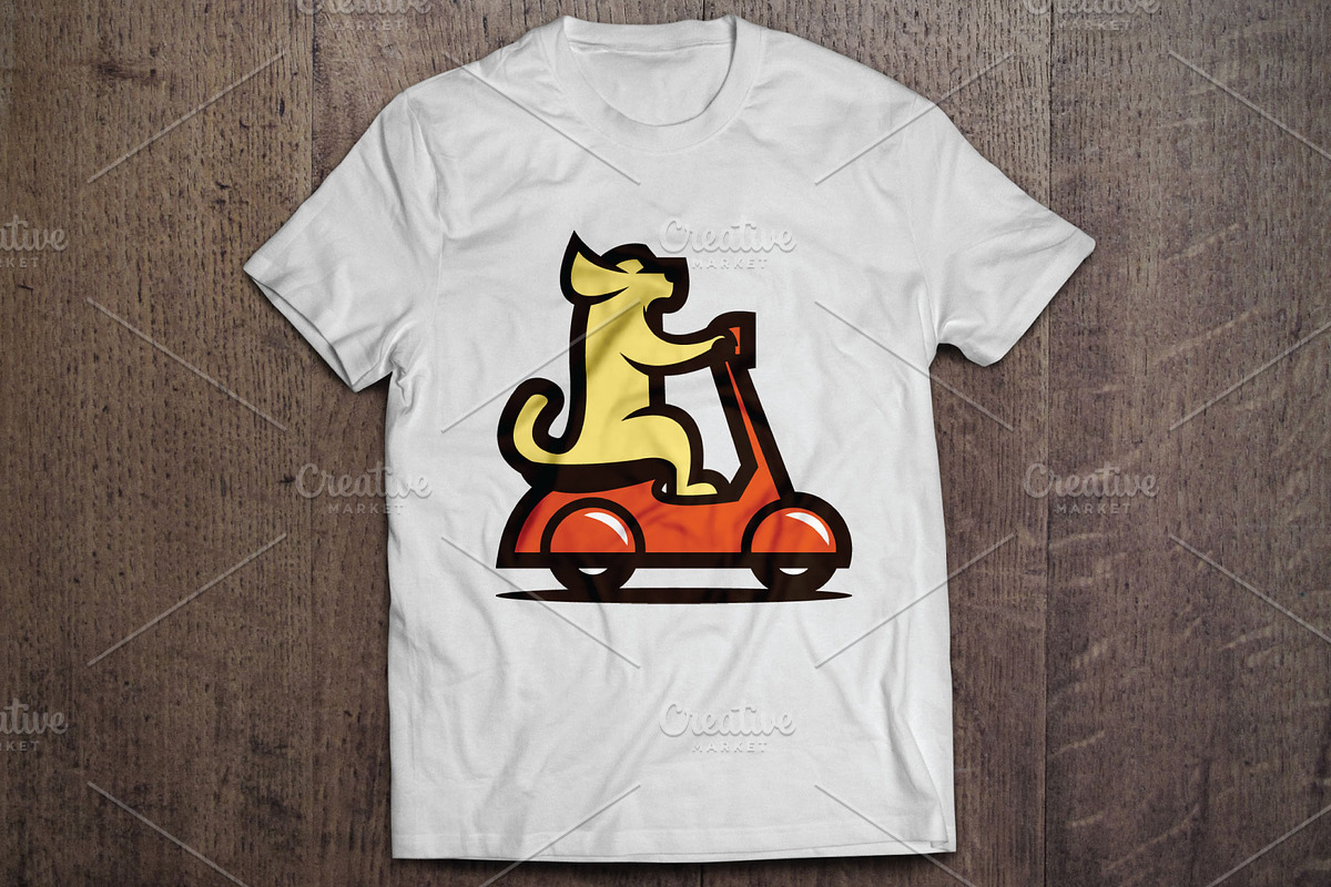 Scooter Dog - Mascot Logo, a Branding & Logo Template by ashenterprise (Photo 5 of 5)