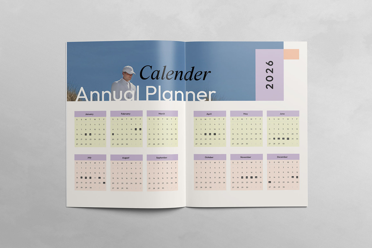2026 | Planner & Journal, a Brochure Template by KreateTribe (Photo 4 of 8)