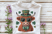 Highland Crochet Cow St Patrick’s Da, an Illustration by CraftArtStudio (Thumbnail 3 of 4)