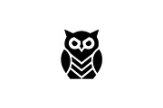 Owl Knowledge Silhouette Vector, an Animal Illustration by Vectorium Studio (Thumbnail 1 of 4)