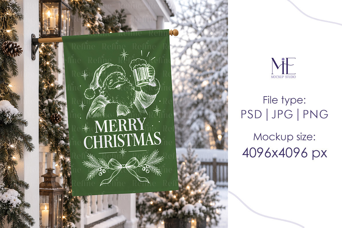 Garden Flags Yard Banner Mockups, a Household Mockup by Mie Mockup Studio (Photo 4 of 8)