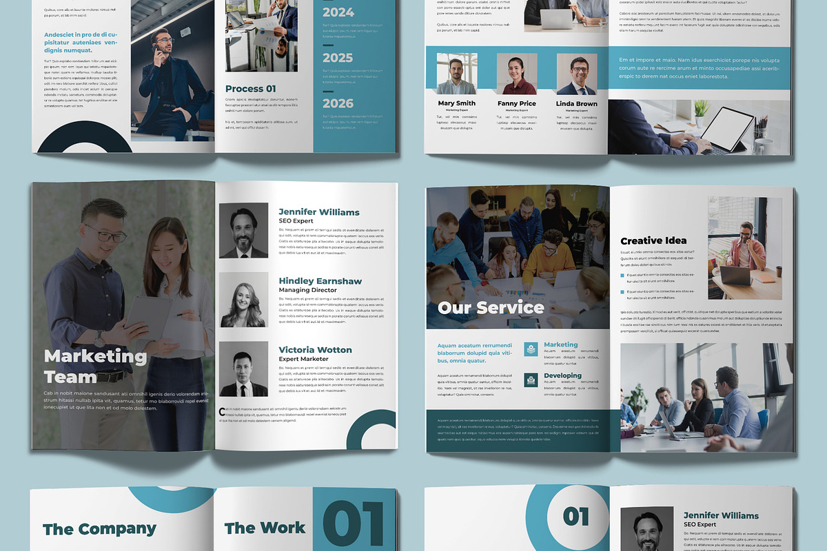 Corporate Magazine Design Layout