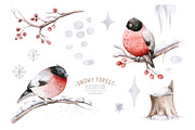 70% off Watercolor Christmas Bundle, an Animal Illustration by Peace ART (Thumbnail 12 of 37)