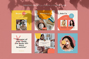 Influencer Instagram Pack | PS CANVA, a Social Media Template by Visuel Colonie® (Thumbnail 8 of 16)