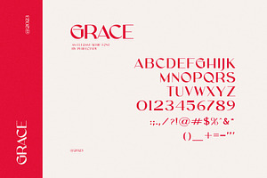 Grace Elegant Sans Serif Font