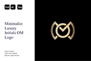 Minimalist Luxury Initials OM Logo, a Branding & Logo Template by Luxury Logos (Thumbnail 1 of 4)