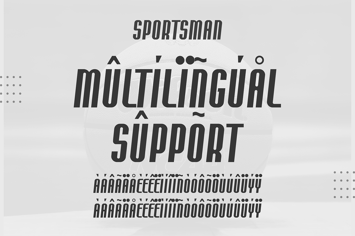 Sportsman-Modern Sport Display Font, a Sans Serif Font by overlaytemplates (Photo 4 of 5)