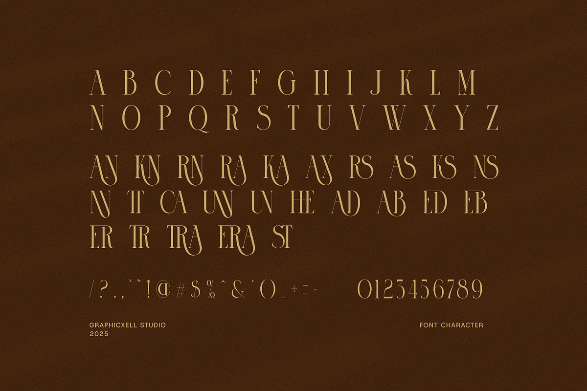 Romance Elegant Serif Font, a Serif Font by Graphicxell (Photo 8 of 8)
