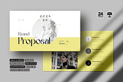 Brand Proposal Keynote Template, a Presentation Template by White Graphic (Thumbnail 1 of 9)