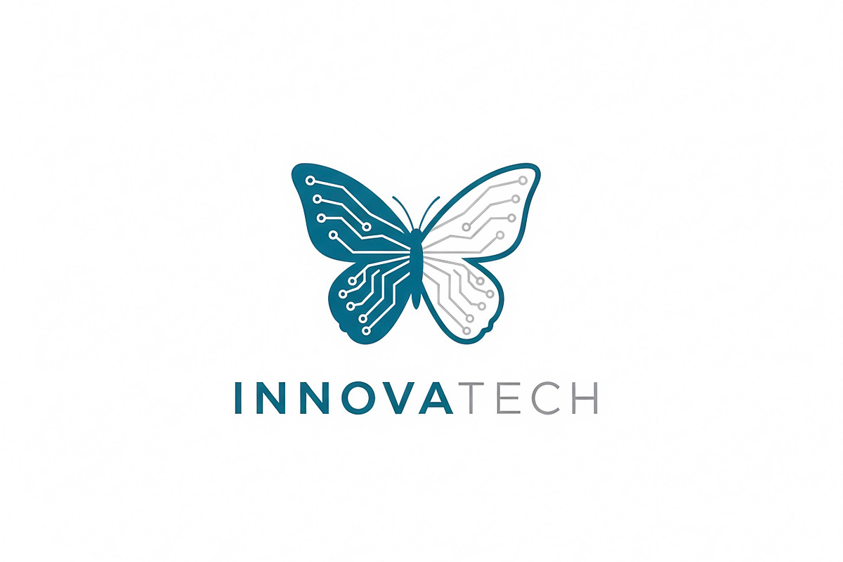 Innovatech Butterfly Logo, a Branding & Logo Template by Logocreative (Photo 2 of 2)
