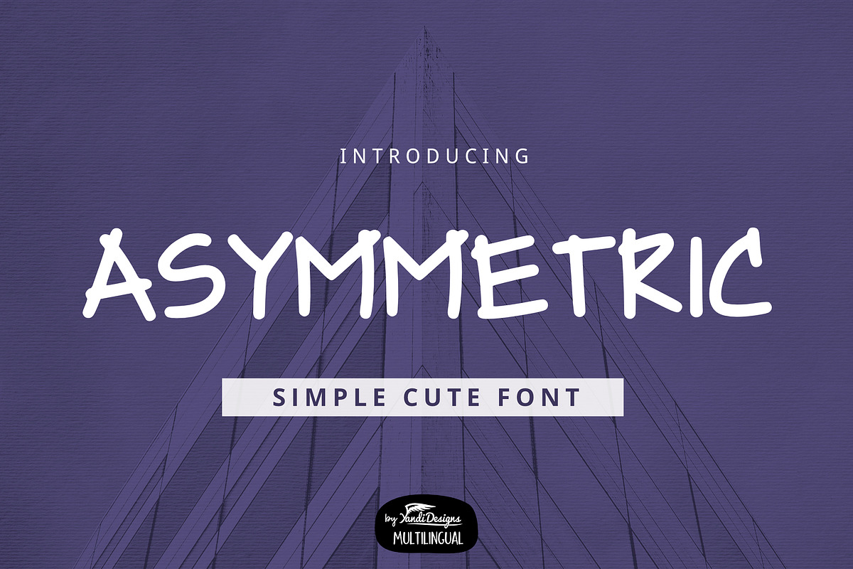 Asymmetric Font
