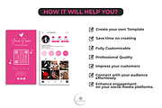 Instagram Business Card Template, a Business Card Template by Nina Shaw (Thumbnail 5 of 10)