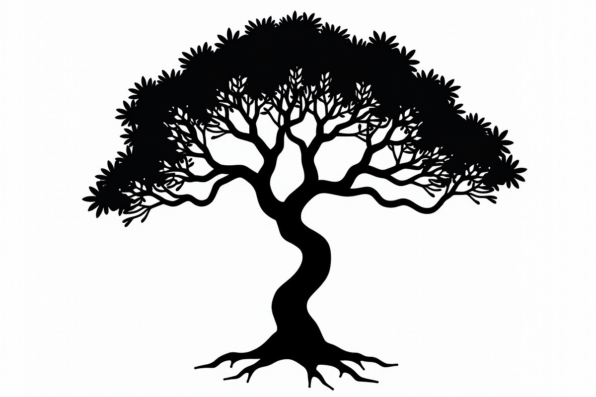 Black Tree SVG Bundle, an Illustration by hafijul (Photo 7 of 21)