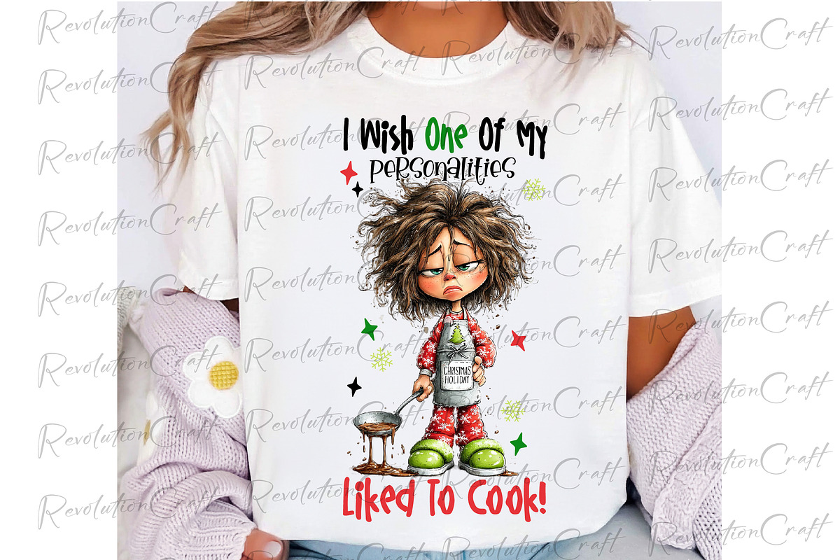 Housewife Christmas Cooking Png, an Illustration by OK Design (Photo 3 of 4)