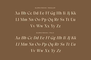 Gloria Rocha Glamorous Serif Font