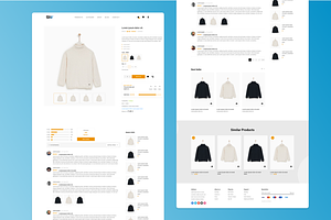 E-commerce Website UI Kit