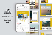 Travel Agency Social Media Pack, a Social Media Template by ZAAS (Thumbnail 4 of 6)