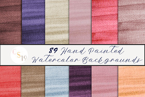 Watercolor backgrounds pack